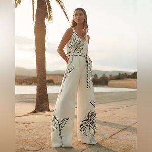 REISS NEW Kinsley Floral Print Jumpsuit 4